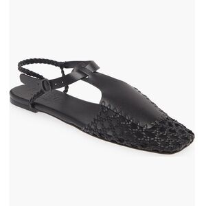 Hereu Reixa Woven T-Strap Sandals